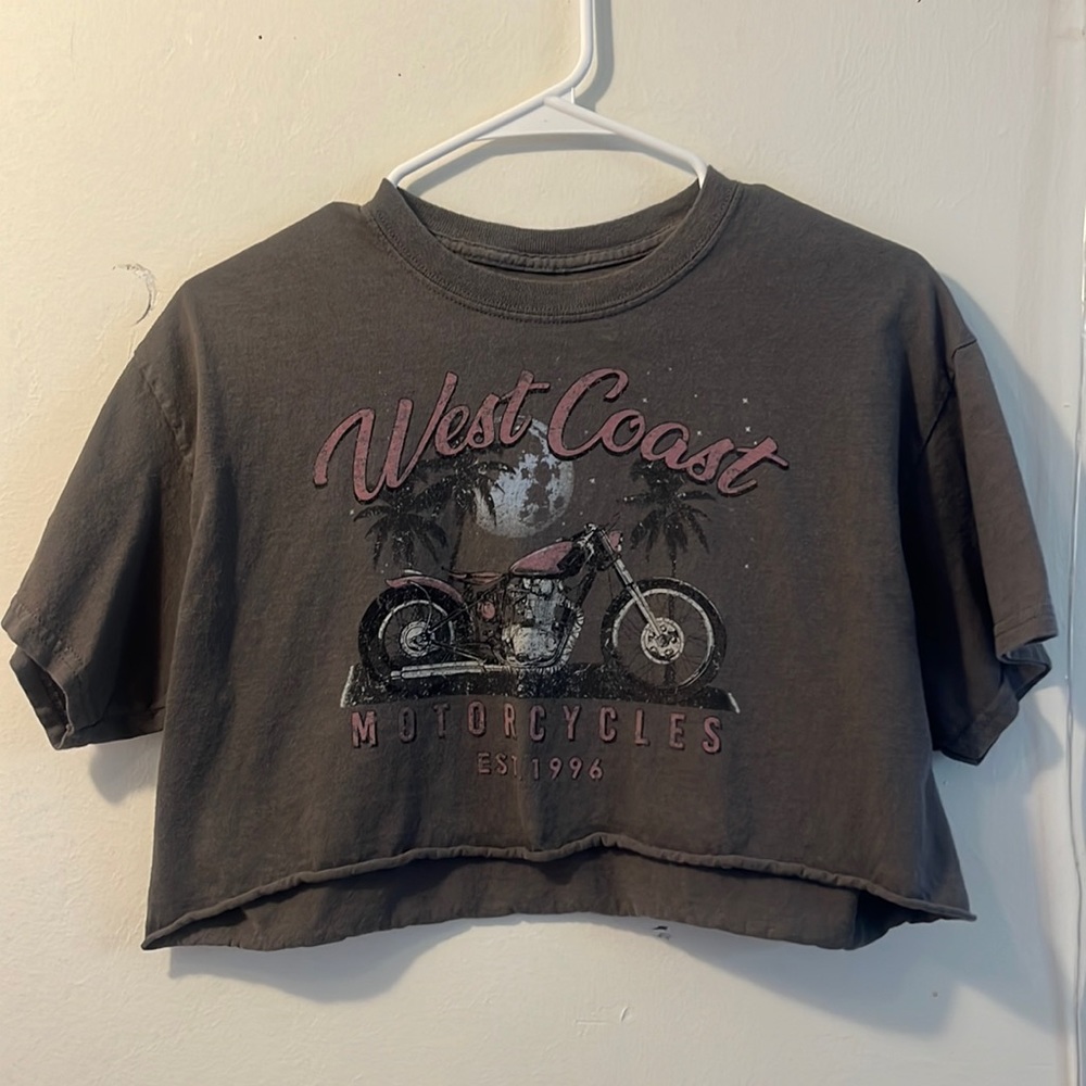 West coast crop tee